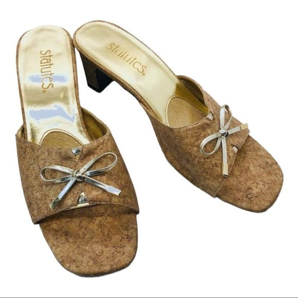 Statutes Shoes Statutes Cork Slip Onpump Shoesize 6 Poshmark